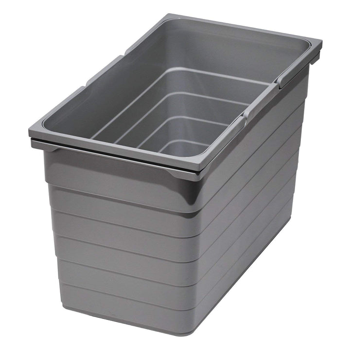 eins2vier Abfallsammler Höhe: 330 mm Volumen 25 Liter 230 x 412 mm dunkelgrau 5061 Mülleimer Abfalle