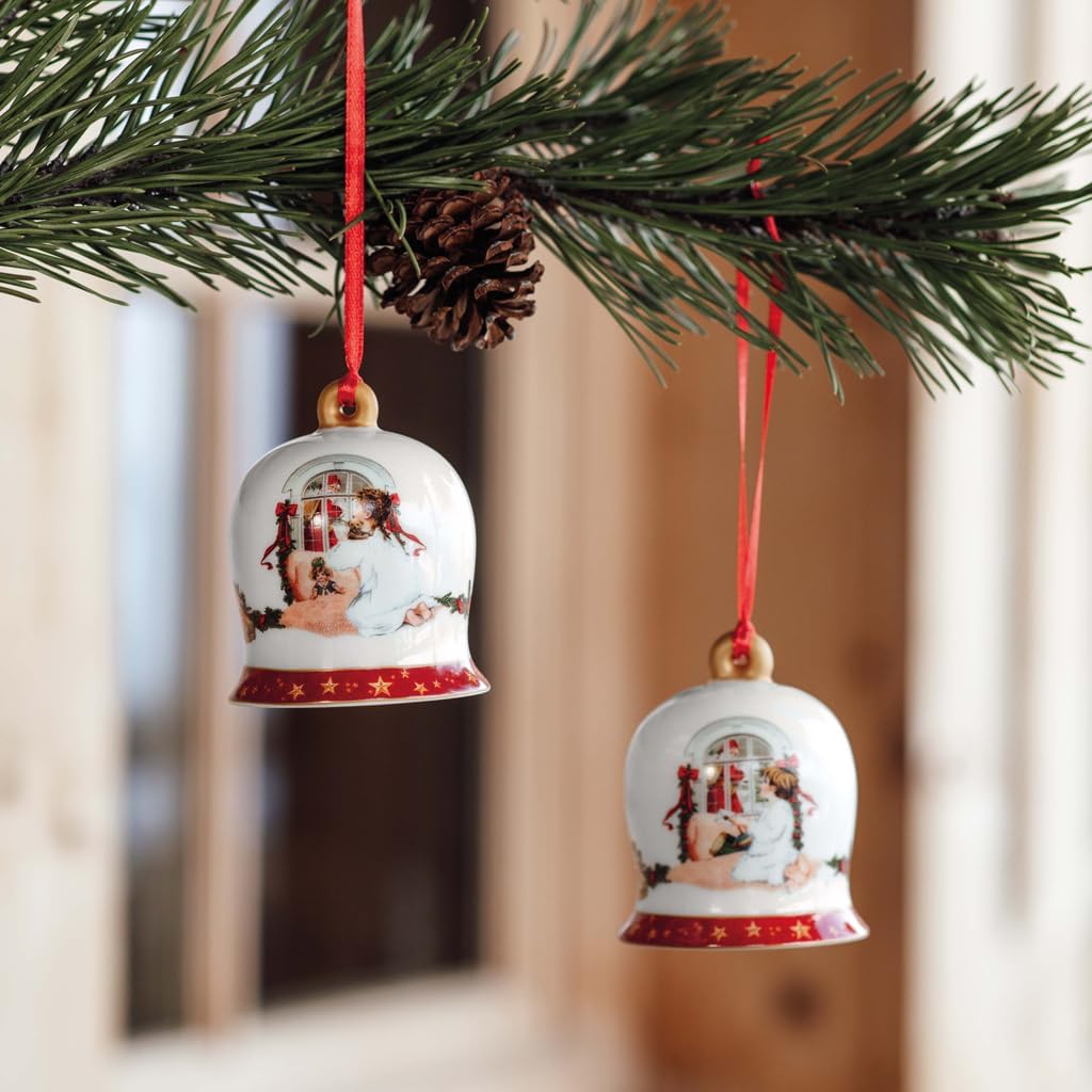 Villeroy &amp; Boch - Annual Christmas Edition Glocke 2022 6x6x7cm, Premium Porzellan, Sammlerstück Jahr