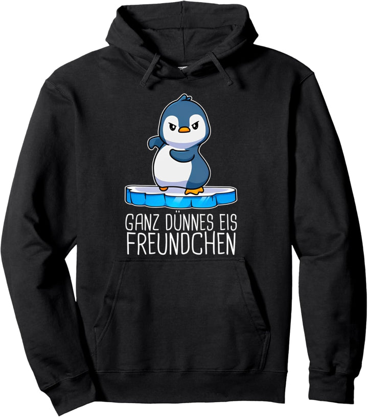Ganz Dünnes Eis Freundchen Pullover Hoodie