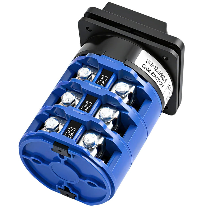 Heschen Drehbarer Wechselschalter für Nockenschalter LW28-125/D303.3, 125A, 660V Wechselstrom, Ein/A