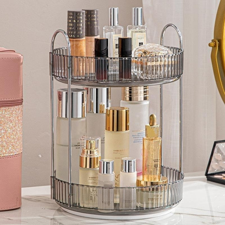 CESTATIVO Make Up Organizer, 360° Drehbar Kosmetik Organizer, Beauty Organizer, Hautpflege Organizer