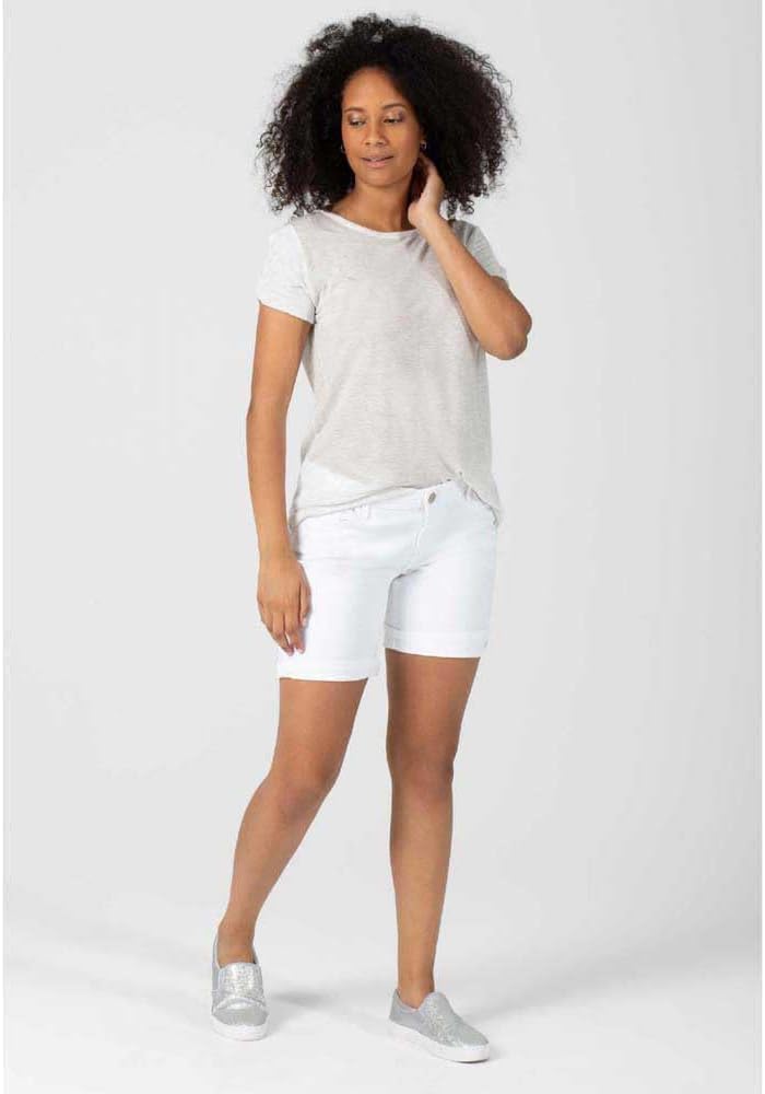 Timezone Damen Regular Alexatz Shorts 33 Weiss (Pure White 0100), 33 Weiss (Pure White 0100)