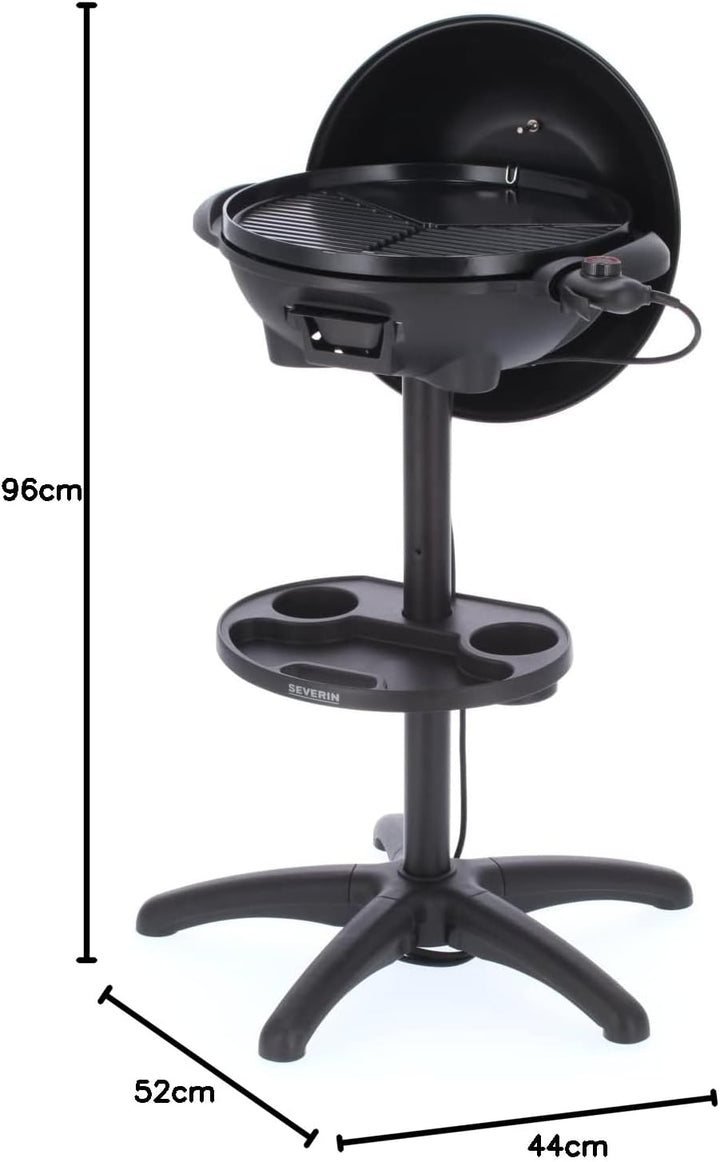 SEVERIN PG 8541 Barbecue-/Standgrill (2.000W, Grillfläche, Ø 41 cm)