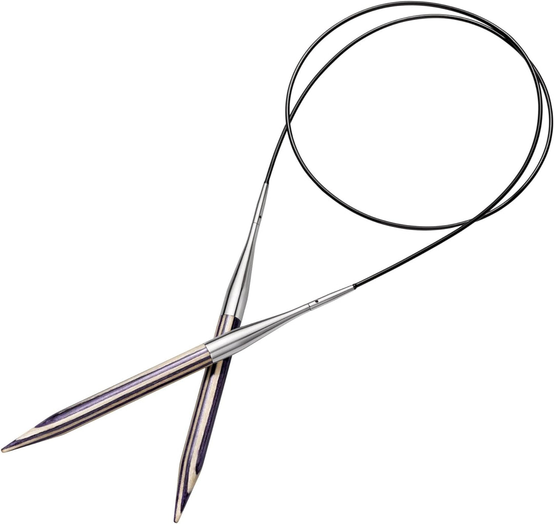Prym, natur 223801 Rundstricknadel Set Lilac Streifen 4,0-10,0 mm, 4 mm bis 10 mm