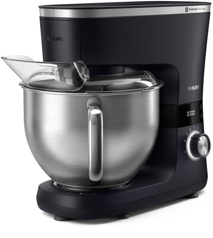 Philips 7000 Series Küchenmaschine - 5,5 Liter, 1000 Watt, 8 Geschwindigkeitsstufen, ProKnead Techno