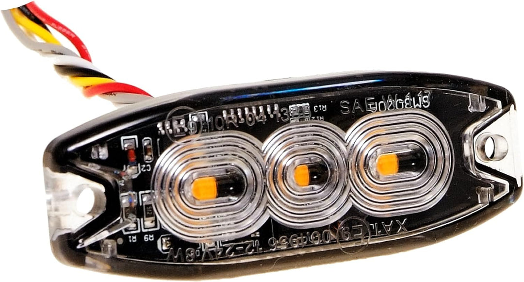 LED-MARTIN 2er Sparset R65 Blitzmodul SF3 - super flach - 12V 24V - mit ECE-R65 Zulassung - Als Fron