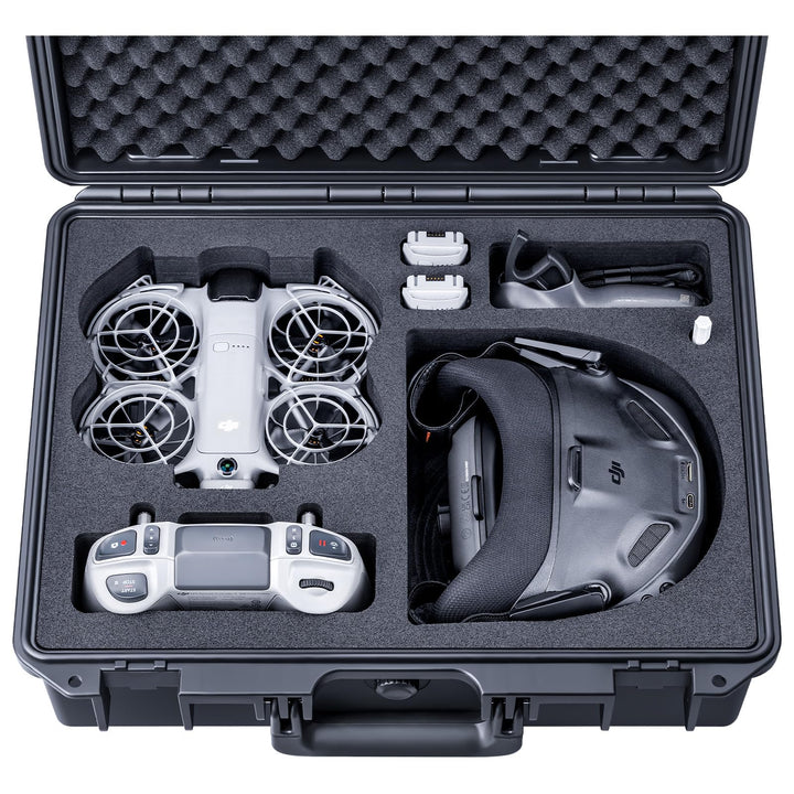Lykus Titan N210 Koffer für DJI Neo 2, Goggles N3/3, RC Motion3/FPV RC | NUR KOFFER, Passend für Mot