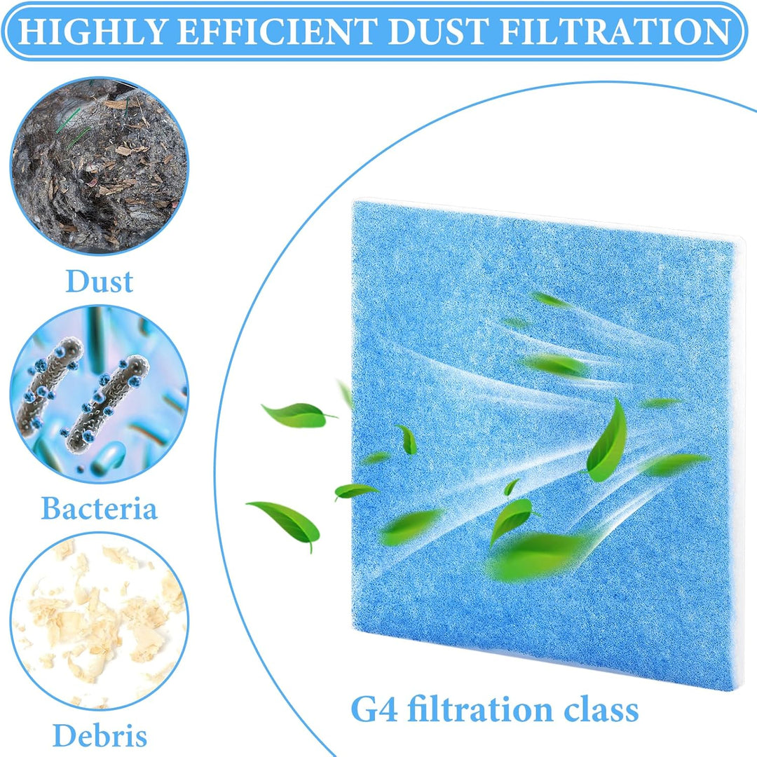 16 Stück Ersatzfilter für Limodor Lüfter 240x240mm, Filterklasse G4 für Badlüfter & WC-Lüfter, Ersat