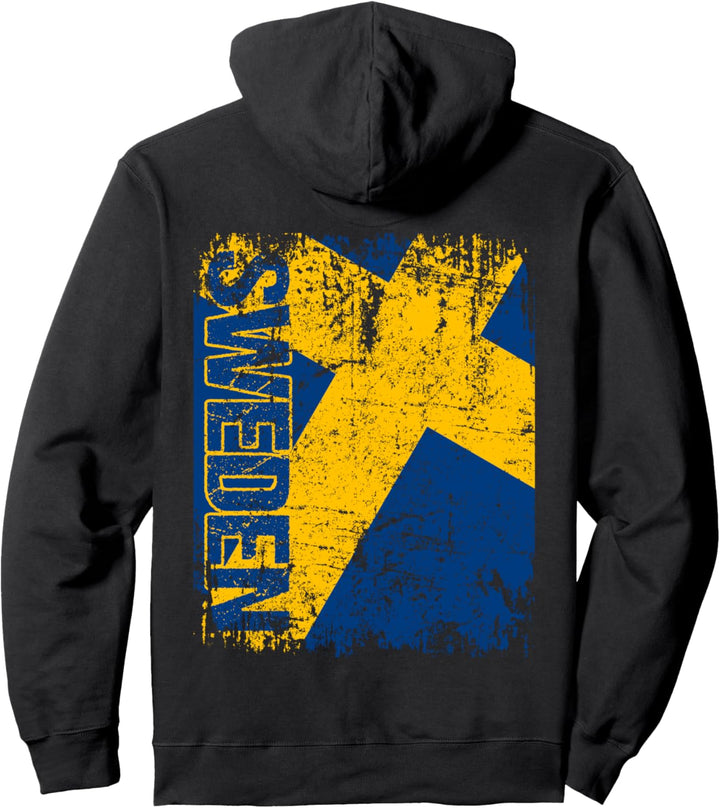 SCHWEDEN Flagge Damen Herren Kinder SCHWEDEN Pullover Hoodie