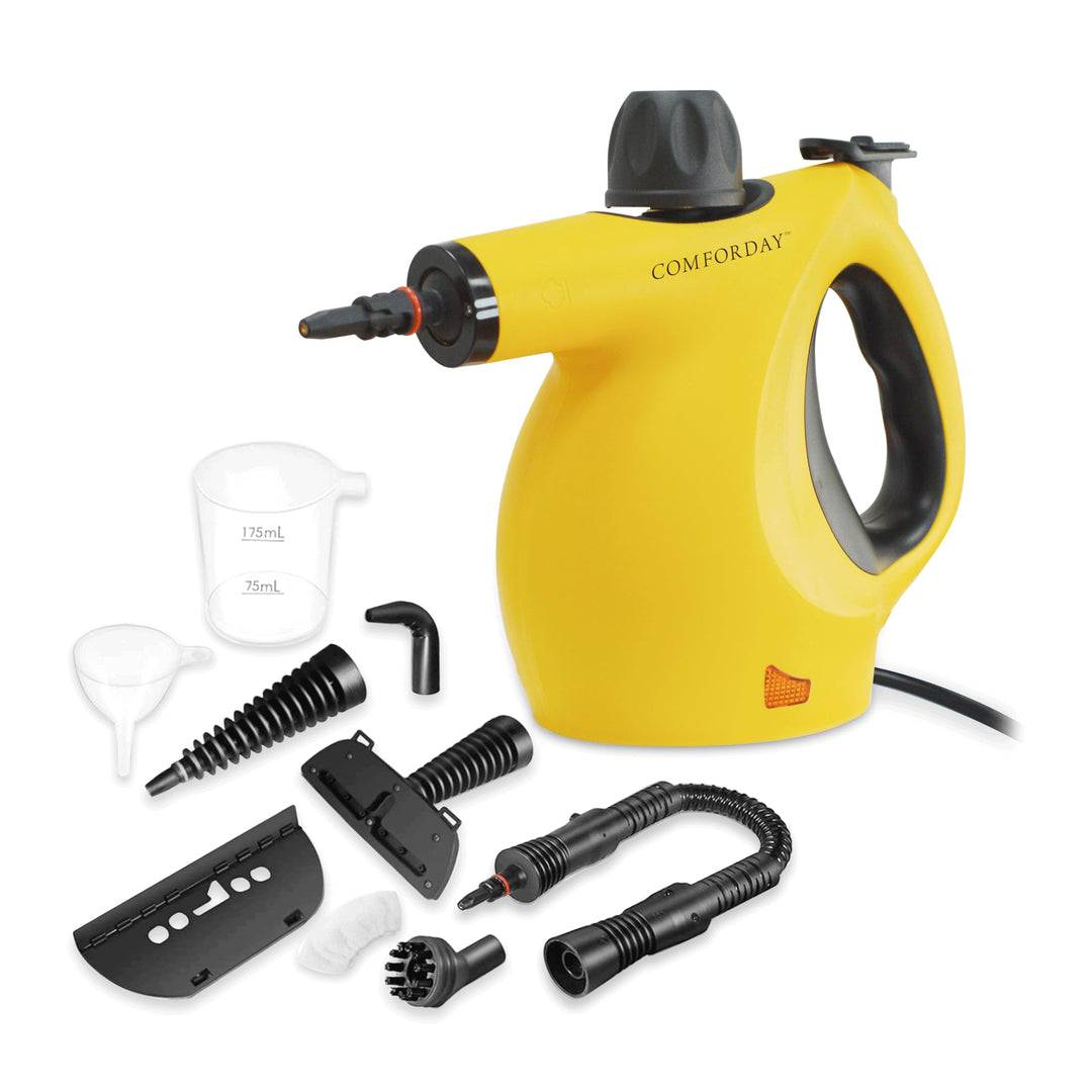 Comforday Multi-Purpose Steam Cleaner with 9-Piece Accessories, Handheld Steam Cleaner Perfect for S