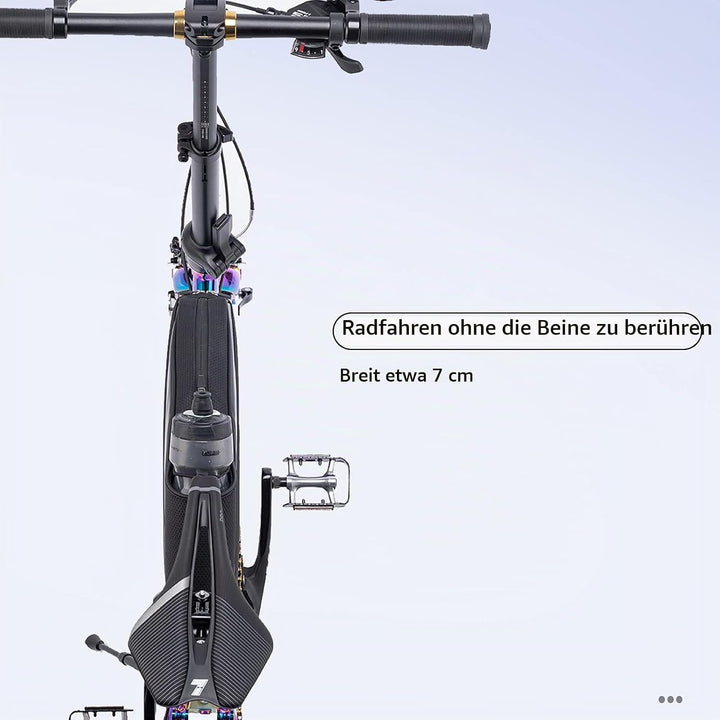 ROCKBROS Fahrradtasche Wasserdicht Rahmentasche Dreieckstasche mit Wasserflaschentasche für Faltrad