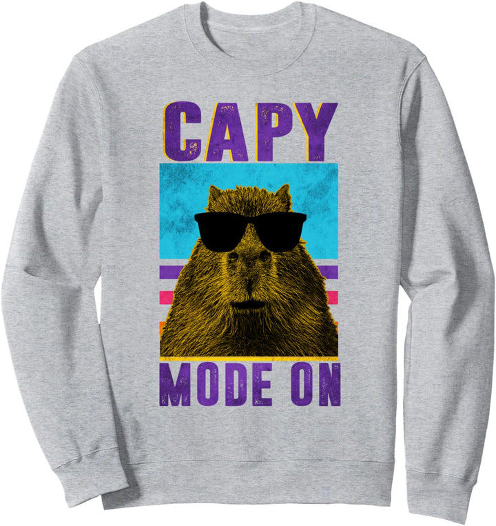 Capybaras Sonnenbrille Cabybara Sweatshirt