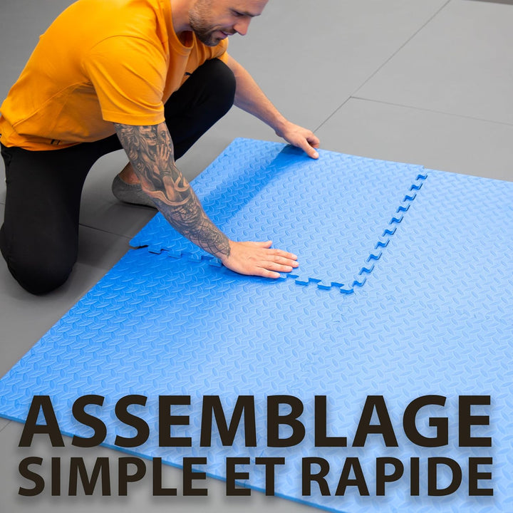 Fitem Premium & UMWELTFREUNDLICHE Eva-Schaumplatten - Puzzlematte - Bodenschutz - Sport - Pool - Cro