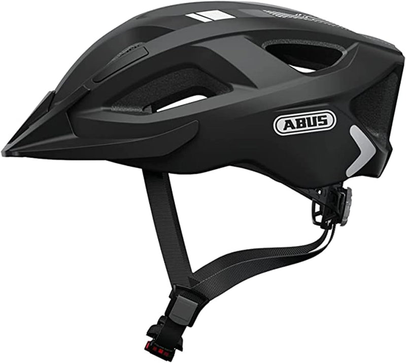 ABUS Stadthelm Aduro 2.0 - Allround-Fahrradhelm mit Licht - in sportivem Design für den Stadtverkehr