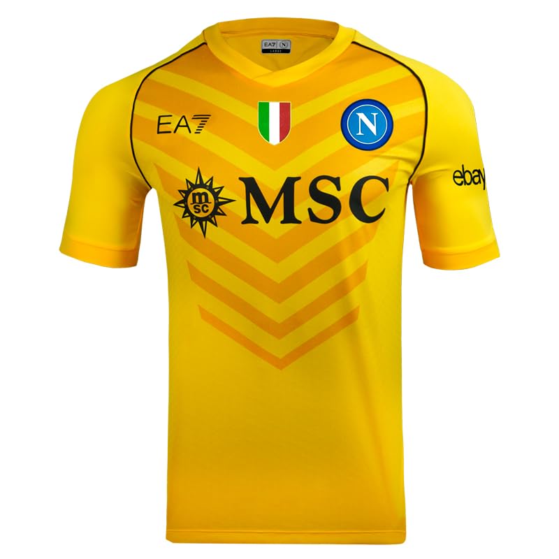 SSC NAPOLI Unisex T-Shirt 3XL Gelb, 3XL Gelb
