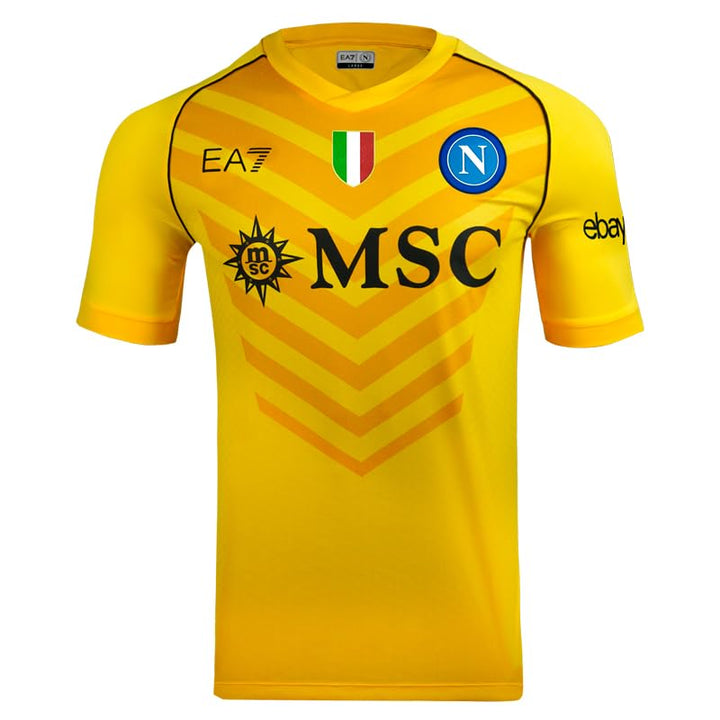 SSC NAPOLI Unisex T-Shirt 3XL Gelb, 3XL Gelb