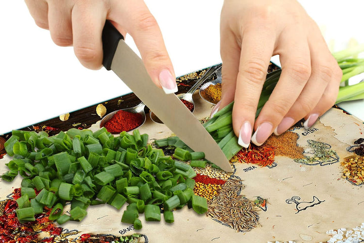 TMK ArtDeko Herdabdeckplatte 1 Teilig 60x52 cm - Spritzschutz Herdabdeckung – Herdschutz aus Sicherh
