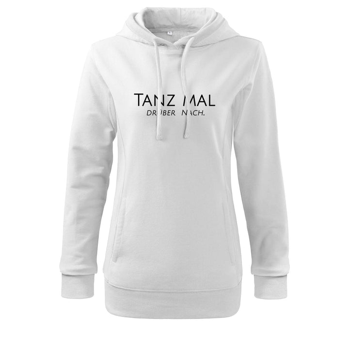 OwnDesigner Tanz mal drüber Kapuzenpullover Frauen (408-465-L-Weiss)
