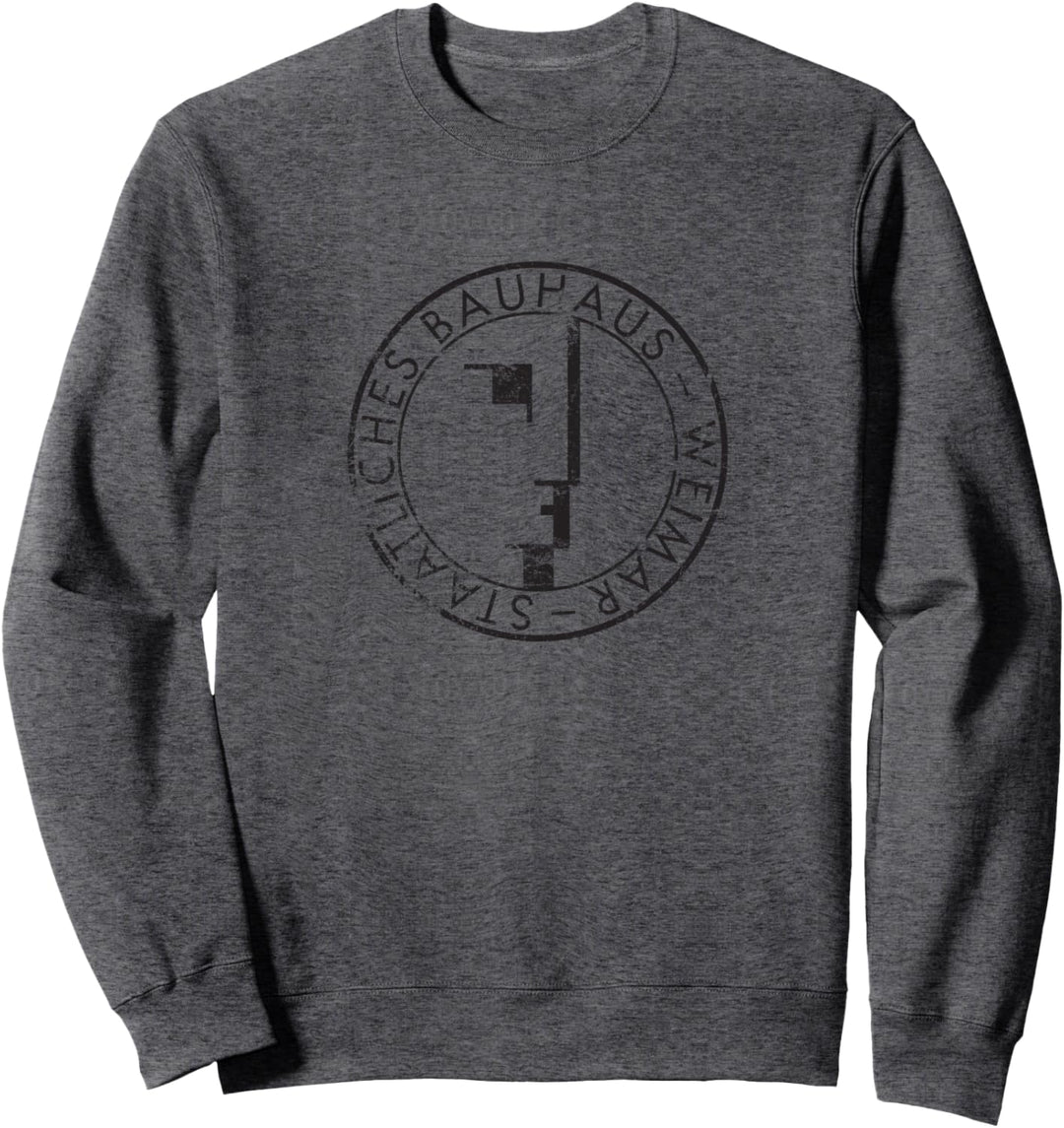 Bauhaus Logo von 1919 - 100 Jahre Bauhaus Design Schule Sweatshirt