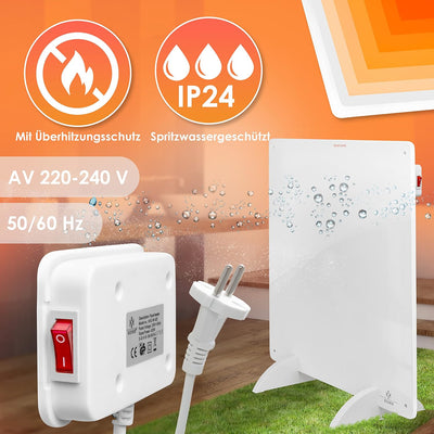 KESSER® 2x Infrarotheizung 550 Watt Wandheizung ✓ Infrarot ✓ Heizung ✓ Heizkörper | Heizpaneel| Inkl