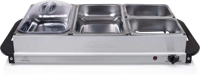 Tristar BP-6285 Buffet-Server, 300, Silber