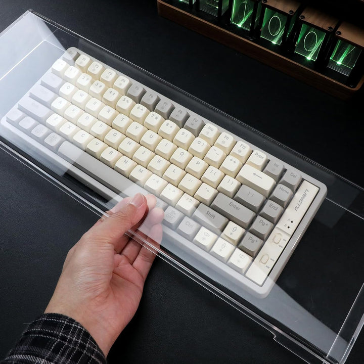 Healeved Tastatur-Staubschutz - Premium Acryl Tastenfelder Abdeckung für 80% kompakte 87-Tasten-Comp