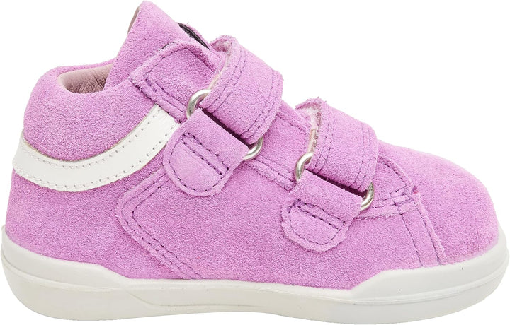 Superfit Mädchen Superfree Lauflernschuhe, Lila Weiss 8500