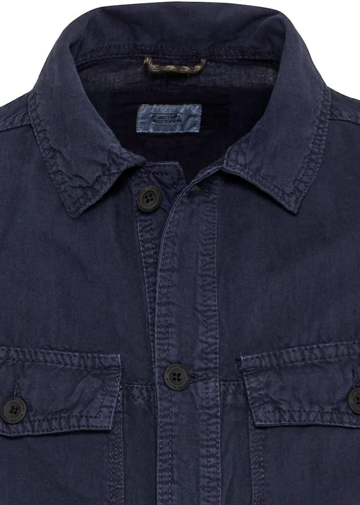 camel active Herren Lässiger Blazer 442160/7i15 48 Night Blue