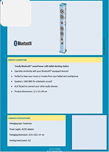 Lexibook - BT900DES - Minions Bluetooth Sound Turm Moi, Moche et Méchant, Moi, Moche et Méchant