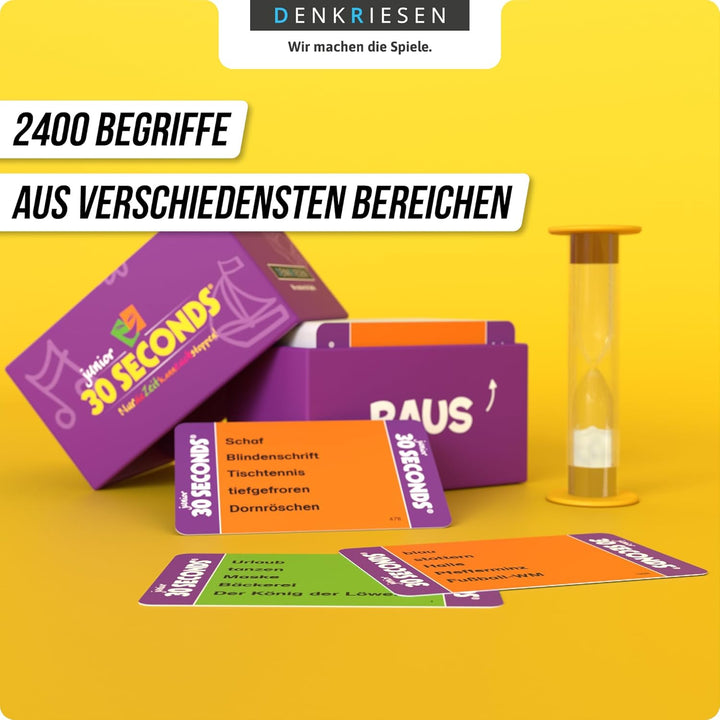 30 Seconds® Brettspiel - Nur die Zeit kann euch stoppen! Gesellschaftsspiel direkt und offiziel vom