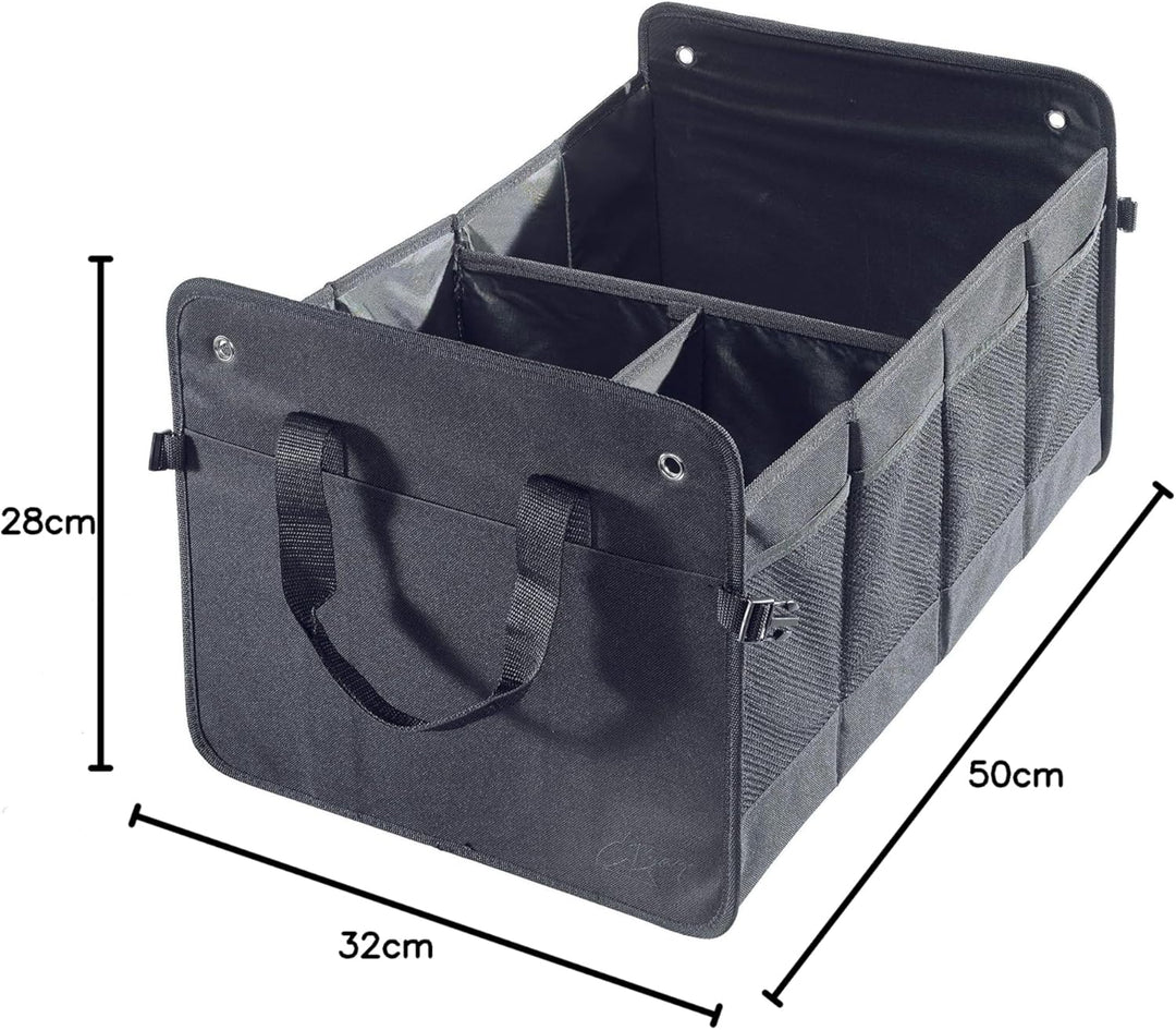 CB Präsentwerbung GmbH Kofferraumtasche gross aus Polyester mit stabilem Boden - Klappbox Kofferraum