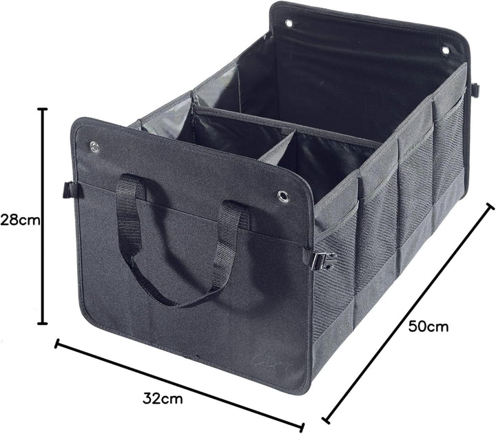 CB Präsentwerbung GmbH Kofferraumtasche gross aus Polyester mit stabilem Boden - Klappbox Kofferraum