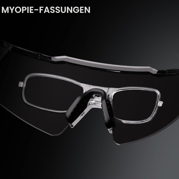 KAPVOE Photochromatische Selbsttönend Fahrradbrille TR90 Rahmen für Herren Damen Jungen Mädchen Klar
