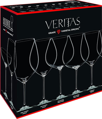 Riedel 6449/09 Veritas Martiniglas, Kristallglas, 8.5 Fluid_Ounces, farblos Moscato/Coupe/Martini, M