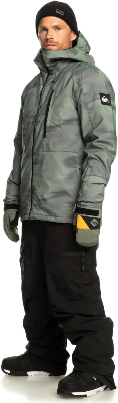 Quiksilver Herren Mission Printed Jk Jacket (1er Pack), Break Off Laurel Wreath