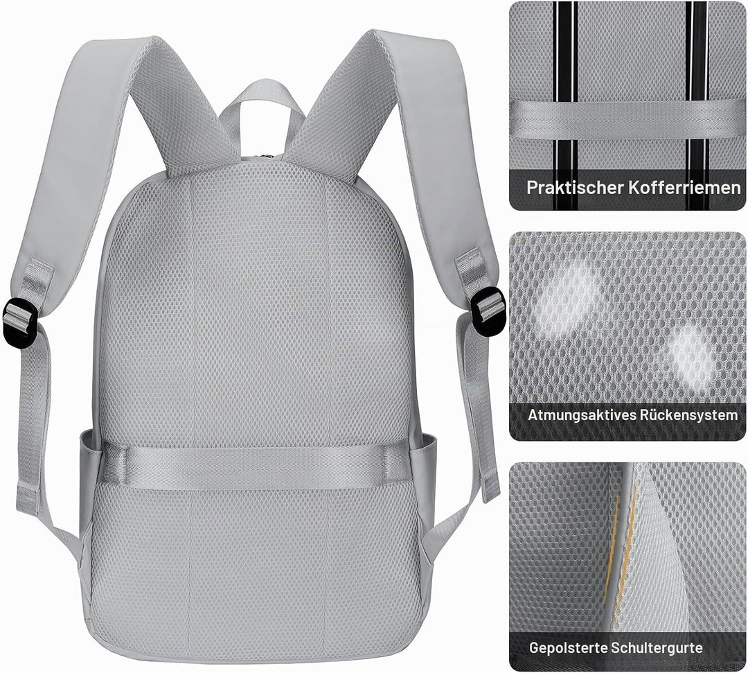 HOMIEE Laptop Rucksack 15,6 Zoll, Rucksack Damen Herren Laptoptasche Backpack Daypacks Rucksack Dame