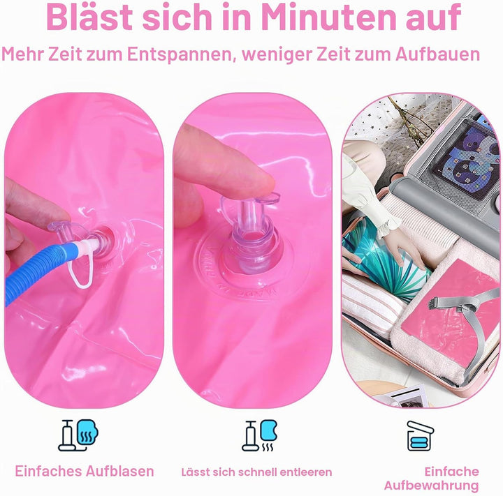 Luftmatratze Pool Seestern 150cm, Hängematte Pool Spielzeug Erwachsene Luftmatratze Wasser, Schwimml