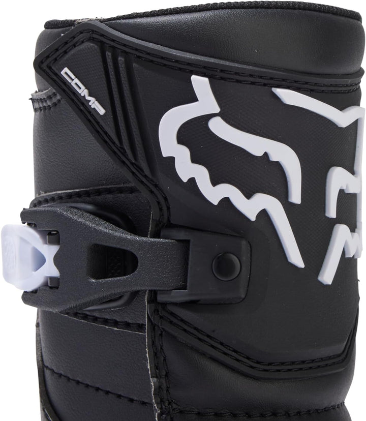 Fox Racing Unisex Kinder Comp Motocross-Stiefel 30 EU Schwarz, 30 EU Schwarz