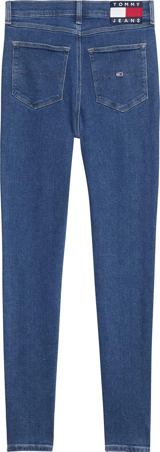 Tommy Jeans Damen Hose 25W / 30L Denim Medium, 25W / 30L Denim Medium