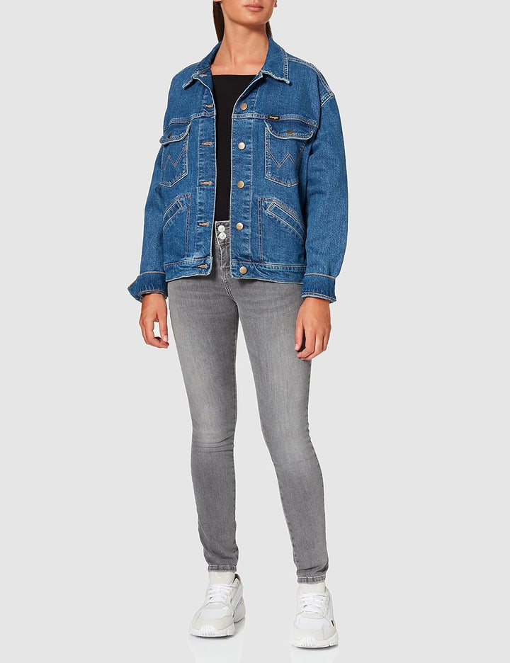 LTB Damen Jeans Molly M Super Slim Fit - Blau - Juana Wash W24-W34 Stretch 24W / 34L Nina Wash 53393