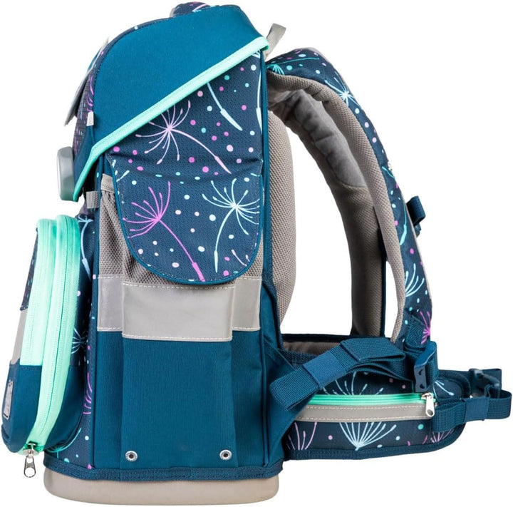 SCHOOL-MOOD Timeless Pro Schulranzenset 7-teilig 23,5L Stauraum, ergonomisches Easy Fit System für 1