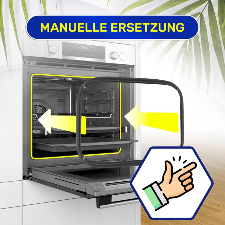 Backofen Dichtungsgummi 410x330 mm mit 4 Haken mit dem Originalcode 8065348 80445572 Backofen Dichtu
