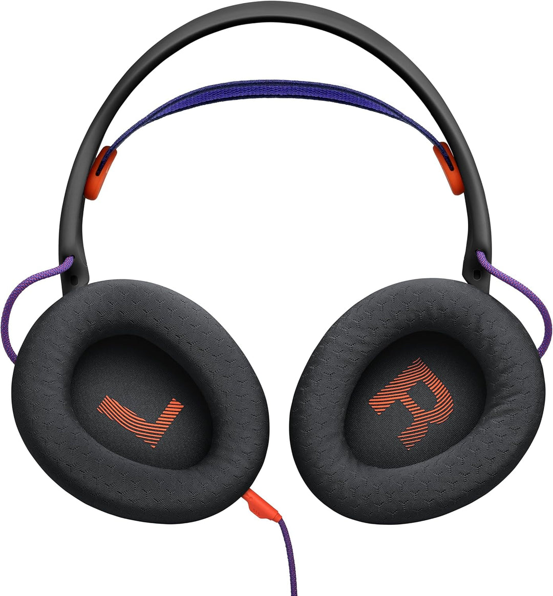 JBL Quantum 250 Kabelgebundene Over-Ear-Gaming-Kopfhörer, JBL Quantum Spatial Sound, Mikrofon mit Ge