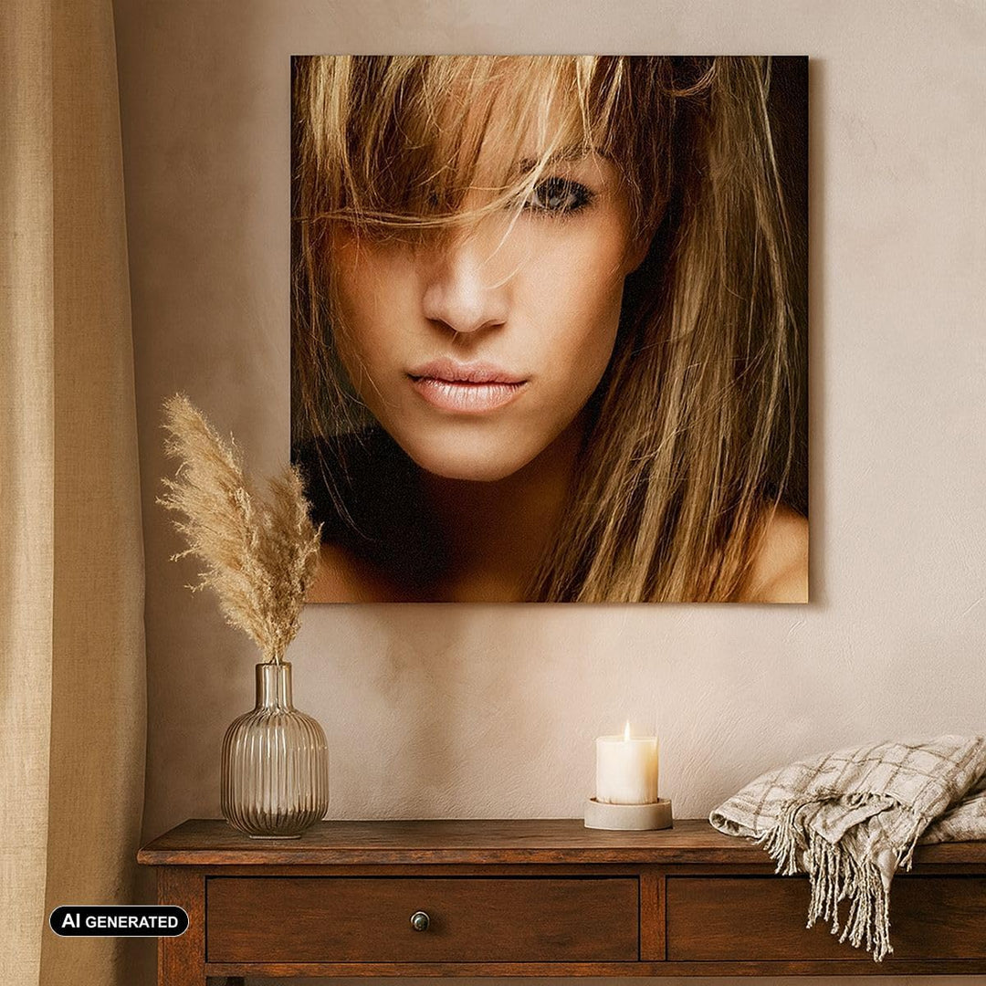 Bilder auf Leinwand Weiblich mode modell nackt Leinwandbild 60x60cm Wandbilder Dekoration Wohnzimmer