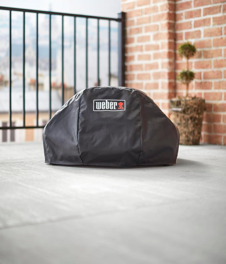 Weber Premium Grill Abdeckhaube für Pulse 2000, atmungsaktiv UV- & wasserbeständig, Schutz for Wind