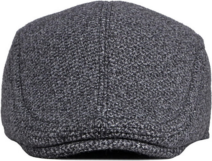 WHSPORT Flatcap Schirmmütze Cap Winter Schiebermütze Herren Cabbie Ivy Flat Cap mit Ohrenklappen Bas