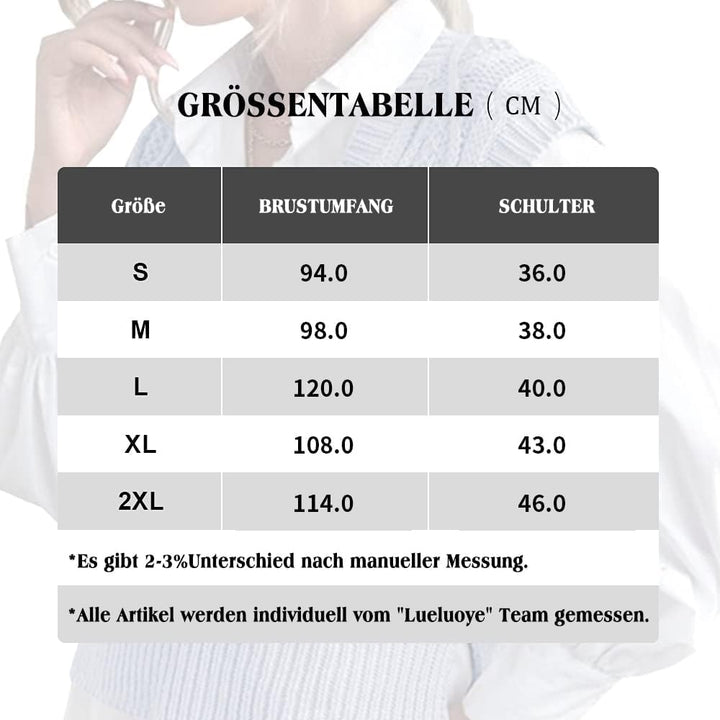 Tongmingyun Pullunder Damen Ärmellos V-Ausschnitt Strick Pullover Basic Strickweste Einfarbig Tank T