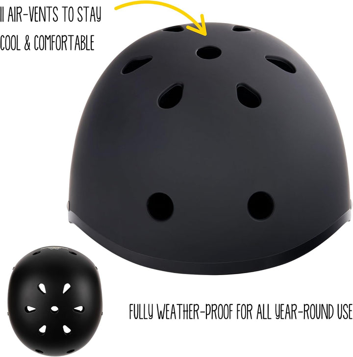 hornit Kinderhelm Fahrradhelm für Mädchen und Jungs Herren und Damen - Komplett einstellbar - LED Rü