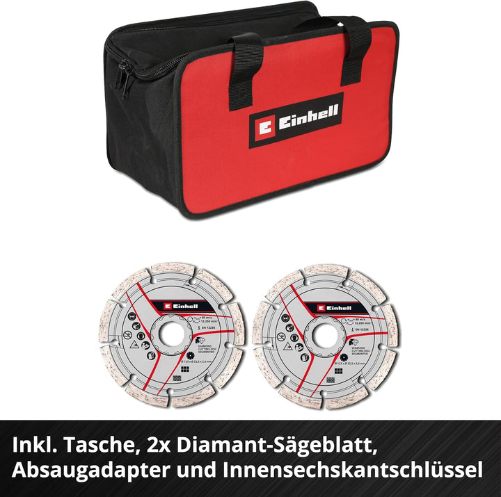 Einhell Professional Akku-Mauernutfräse TP-MA 36/30 Li BL Power X-Change (36 V, Schnittbreite bis 30