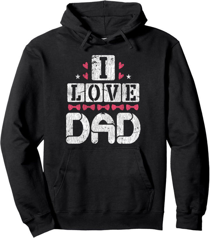 Papa Ich liebe dich Stolzer Sohn Tochter Vater Matching Pullover Hoodie